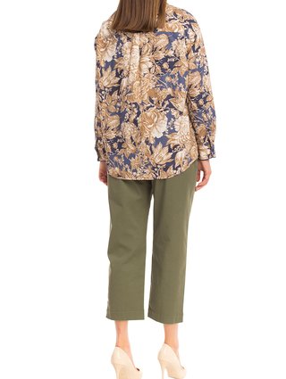 Зелені брюки WEEKEND MAX MARA : фото 4 - Invogue
