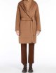 Темно-бежевое пальто MAX MARA из шерсти и кашемира: фото 1 - Invogue