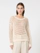 Кремовый свитер Weekend Max Mara из льна и хлопка: фото 2 - Invogue