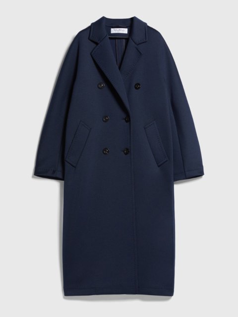 Синє пальто MAX MARA двобортне: фото - Invogue