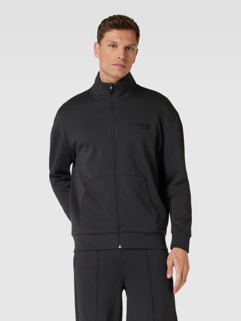 Чёрная кофта спорт BOSS: фото 1 - Invogue