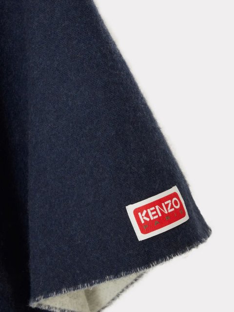 Темно-синяя куртка-пончо KENZO: фото 4 - Invogue