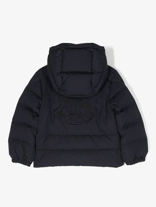 Синяя курткаMONCLER ENFANT: фото 1 - Invogue