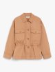 Світло-коричнева куртка Weekend Max Mara з бавовни та льону: фото - Invogue