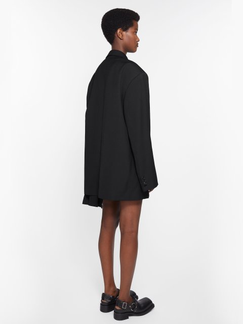 Чорний жакет Acne Studios однобортний: фото 3 - Invogue