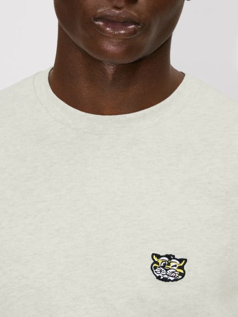 Серая футболка Kenzo прямого кроя: фото 4 - Invogue