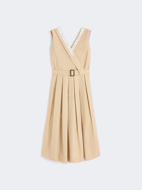 Бежева сукня Weekend Max Mara з суміші бавовни: фото - Invogue