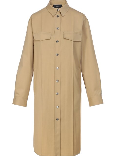 Бежевое платье JOSEPH: фото - Invogue