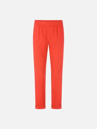 Коралловые брюки Marc Cain из льна: фото - Invogue
