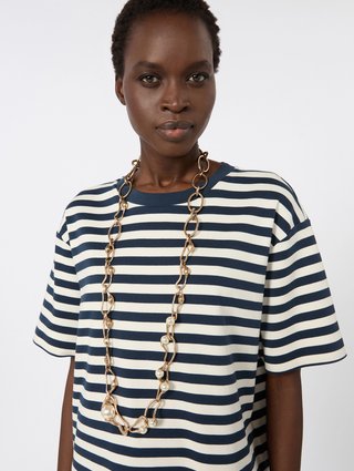 Золоте кольє Weekend Max Mara з металу та смоли: фото 1 - Invogue