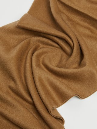 Бежевый шарф MAX MARA из кашемира: фото 2 - Invogue