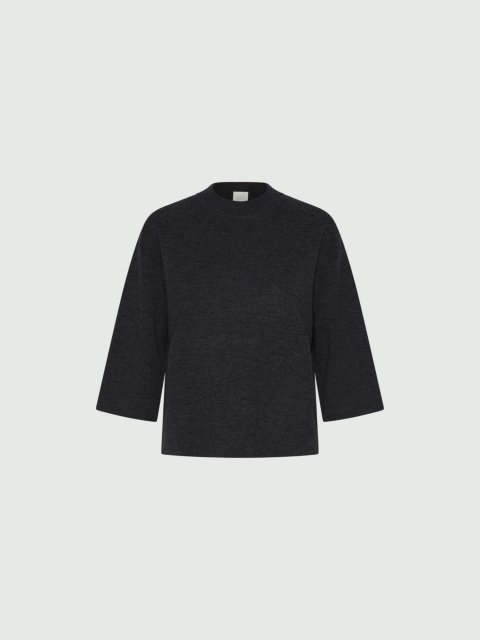 Темно-серый свитер MARELLA из чистой шерсти: фото - Invogue