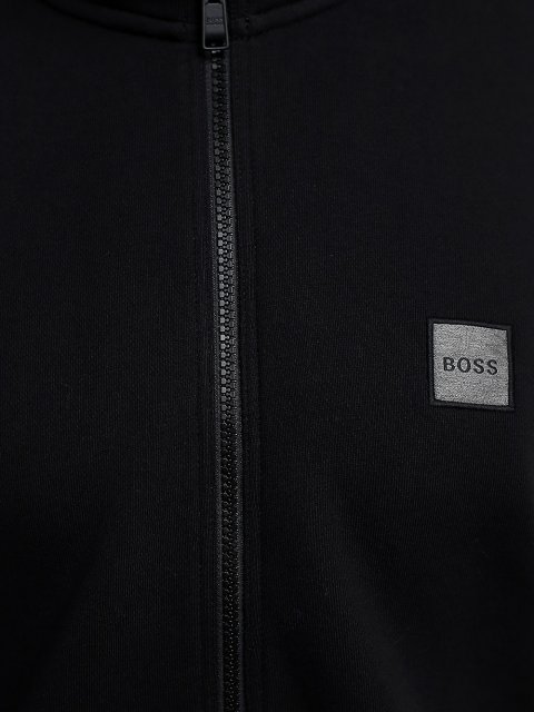 Чёрная кофта спорт BOSS: фото 4 - Invogue