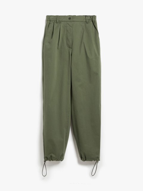 Зелёные брюки WEEKEND MAX MARA: фото - Invogue