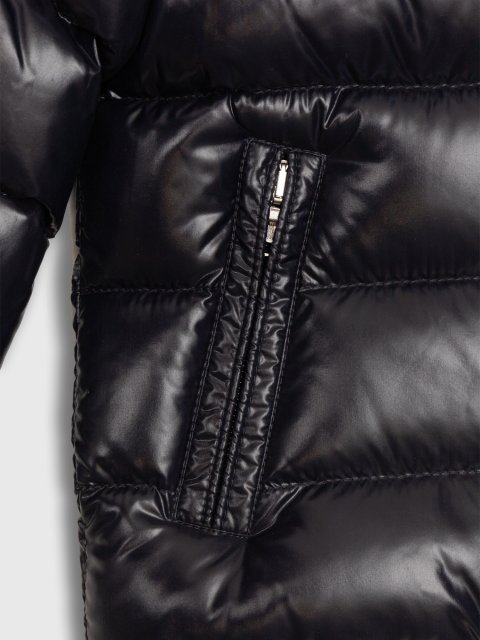 Темно-синя куртка MONCLER ENFANT : фото 3 - Invogue