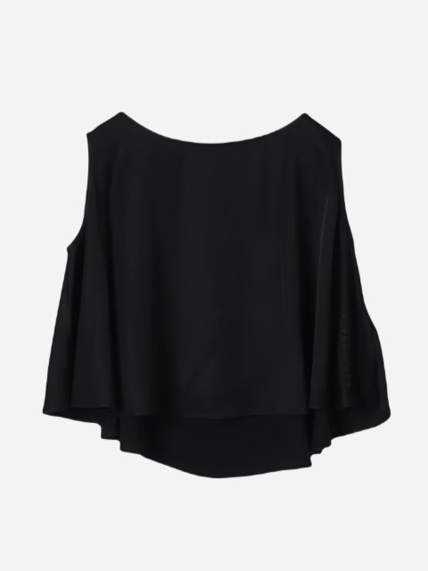 Чорна блуза MM6 MAISON MARGIELA KIDS : фото - Invogue