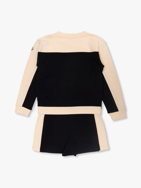 Блакитна кофта, шорти MONCLER ENFANT: фото 1 - Invogue