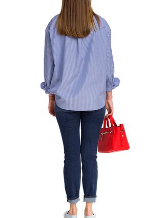 Синя сорочка WEEKEND MAX MARA : фото 4 - Invogue