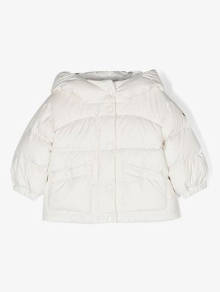 Бежевая куртка MONCLER ENFANT: фото - Invogue