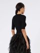 Чорний топ Max Mara: фото 3 - Invogue