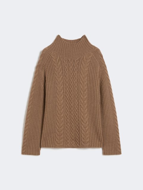 Коричневий светр MAX MARA з вовни та кашеміру: фото - Invogue
