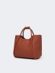 Коричневая сумка MAX MARA из мягкой кожи: фото 1 - Invogue