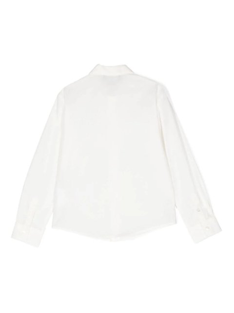 Біла сорочка Emporio Armani бавовняна: фото 1 - Invogue