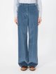 Блакитні штани Weekend Max Mara з бавовни: фото 2 - Invogue