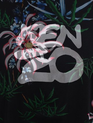 Чёрное платье KENZO: фото 7 - Invogue