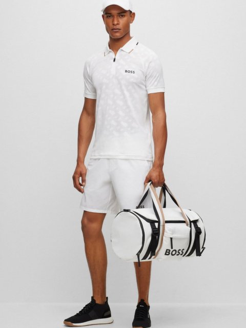 Белое поло BOSS: фото 4 - Invogue