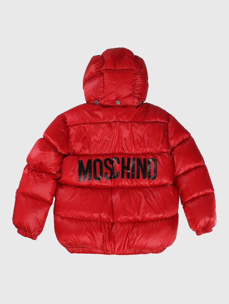 Красная куртка MOSCHINO KIDS: фото 1 - Invogue