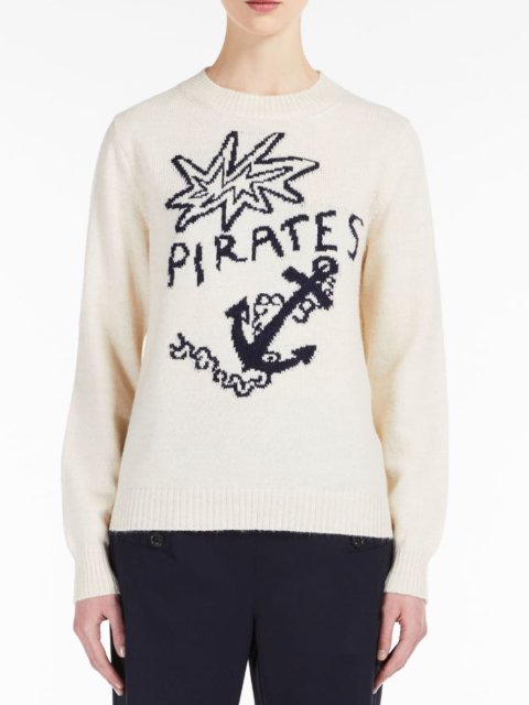 Белый свитер WEEKEND MAX MARA: фото 1 - Invogue