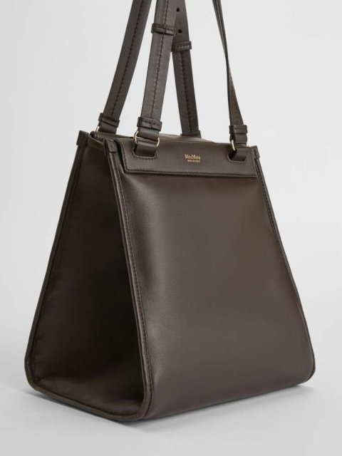 Коричневая сумка MAX MARA: фото 2 - Invogue