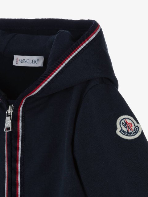 Синій костюм Moncler бавовняний: фото 3 - Invogue