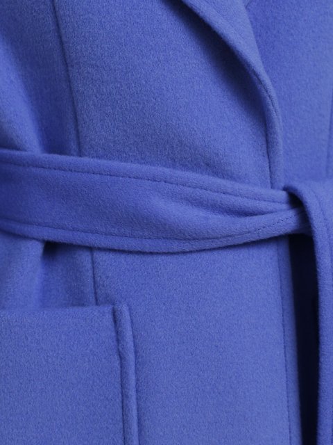 Синее  пальто MAX&CO: фото 6 - Invogue