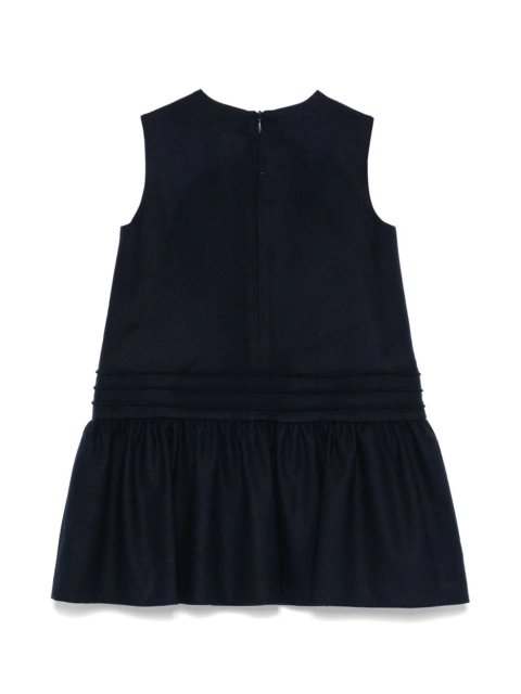 Темно-синее платье IL GUFO без рукавов: фото 1 - Invogue