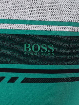 Зеленое поло BOSS: фото 5 - Invogue