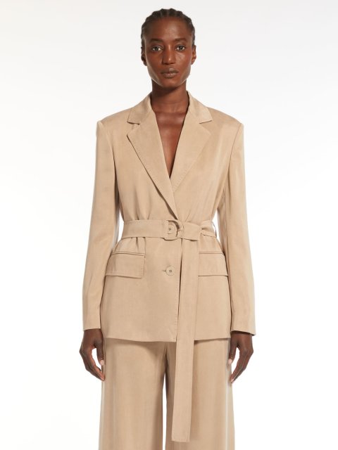 Бежевий жакет MAX MARA : фото 1 - Invogue