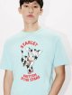 Блакитна футболка Kenzo з бавовни з принтом: фото 5 - Invogue