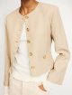 Бежевий жакет BY MALENE BIRGER однбортний: фото 3 - Invogue