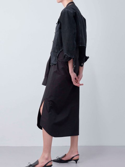 Чёрная куртка PUSHBUTTON: фото 2 - Invogue