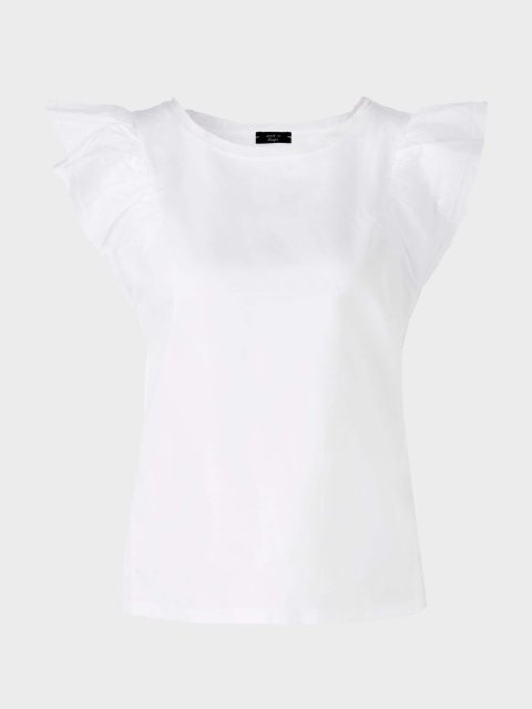 Белая футболка MARC CAIN: фото - Invogue