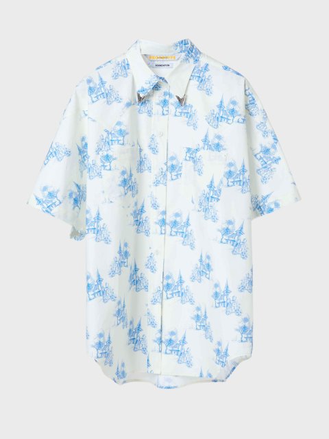 Белая рубашка PUSHBUTTON: фото - Invogue