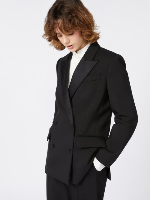 Чорний жакет WEEKEND MAX MARA з вовни: фото 4 - Invogue