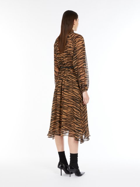 Тигрова сукня Max Mara сорочкова: фото 2 - Invogue