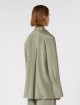 Зелена блуза MAX MARA з еластичного шовку: фото 3 - Invogue
