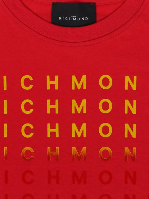 Красная футболка JOHN RICHMOND JUNIOR: фото 2 - Invogue