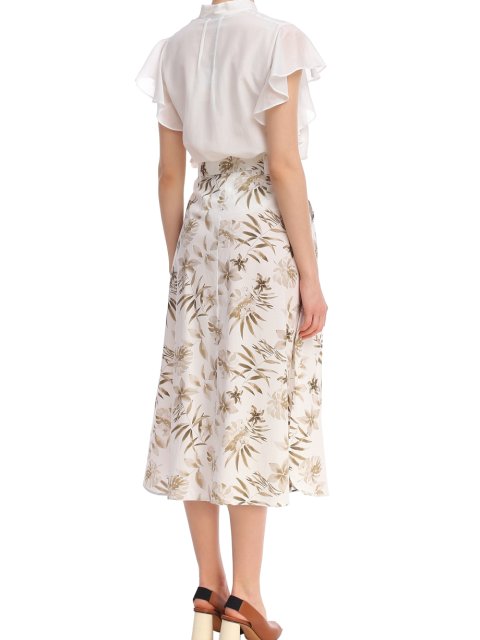 Белая юбка MARELLA: фото 2 - Invogue