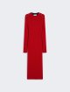 Червона сукня SPORTMAX з вовни: фото - Invogue