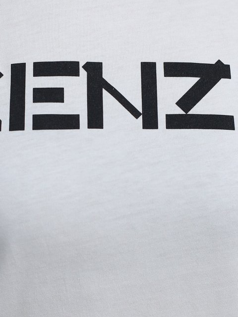 Белая футболка KENZO: фото 5 - Invogue